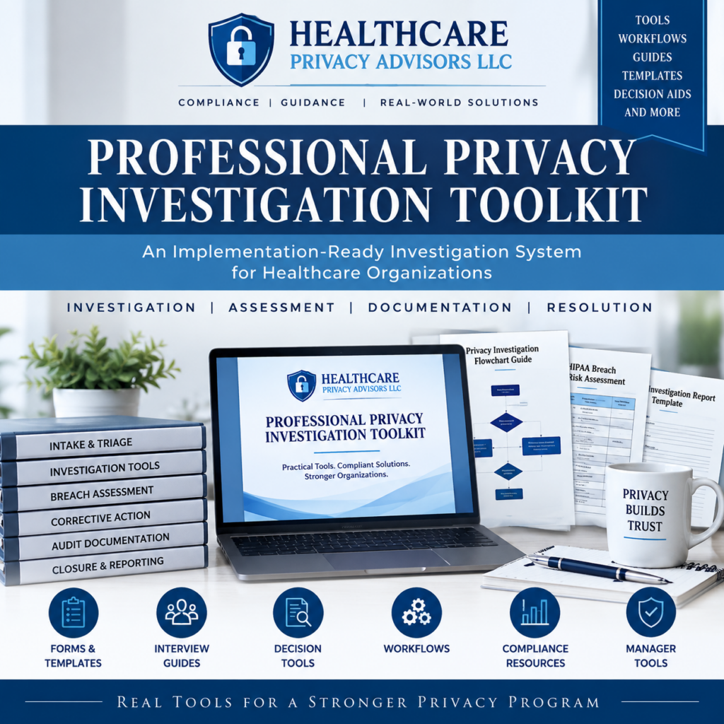 HIPAA Privacy Investigation Toolkit for healthcare organizations